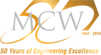 MCW's 50 Year Anniversary logo