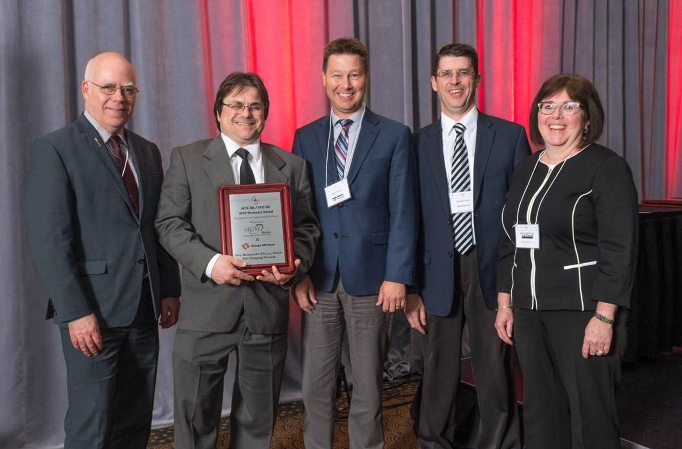 Stock image for MCW-Maricor-presented-with-ACEC-Engineering-Award-of-Excellence-for-NB-Power-eCharge-Network